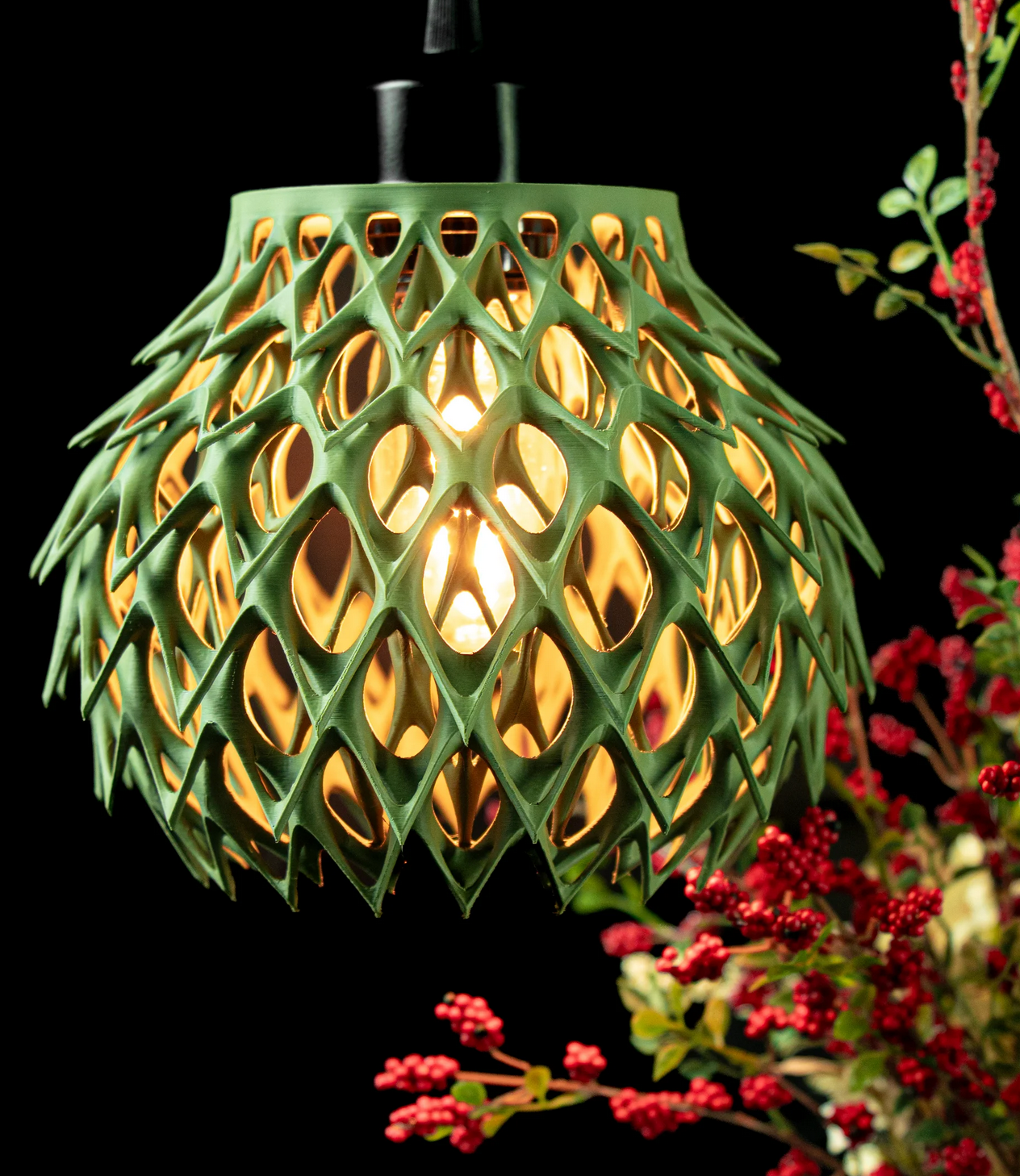 organisch geformte Deckenlampen